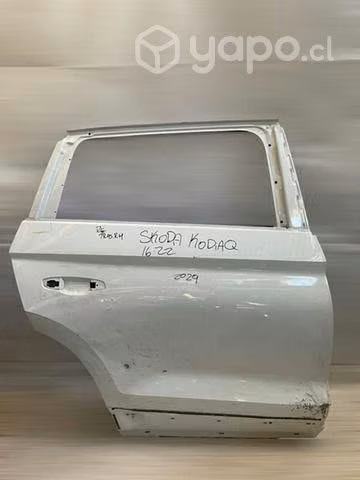 Puerta trasera rh Skoda Kodiak 2016 2022
