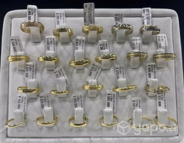 Venta de oro 18Kl con certificado de la calidad de