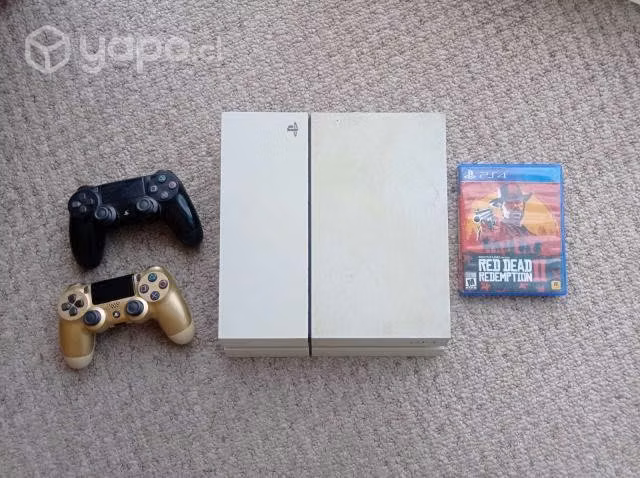 PS4 + 2 controles y Read Dead Redemption 2