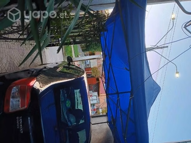 Toldo 3X3 plegable, lona impermeable, acero inox