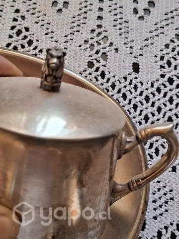 Juego de teteras y bandejas