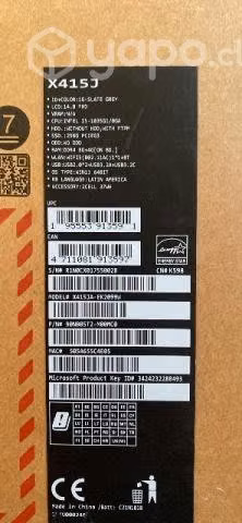 Notebok asus x415J - Imagen 5