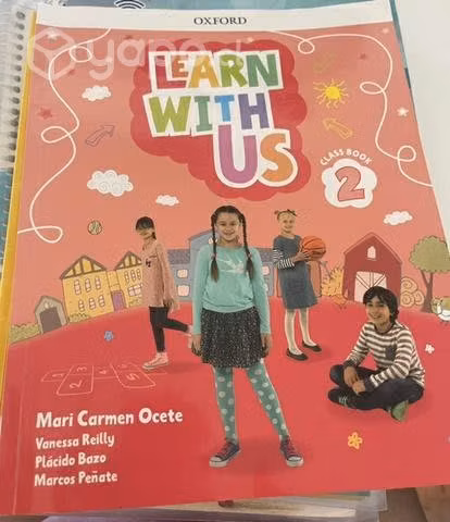 Libro de inglés learn with us 2