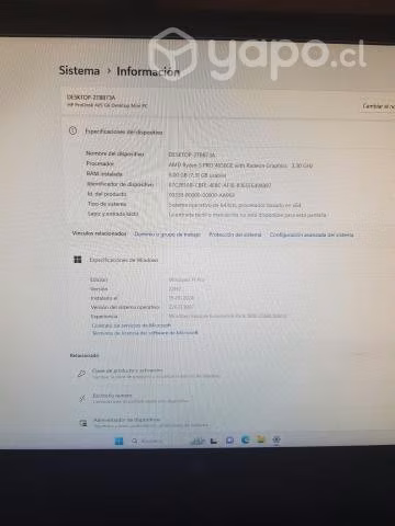 Hp Prodesk 405 G6 Mini Pc - Imagen 3