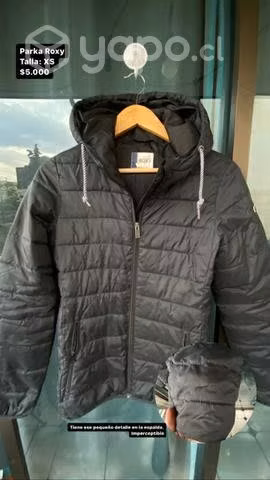 Parka Negra Roxy S - Imagen 2
