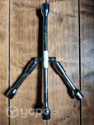 Llave de cruz plegable 14" Truper