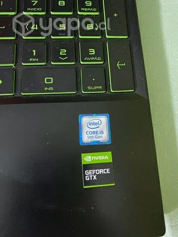 Portátil Hp Pavilion para gaming 15-dk0015la