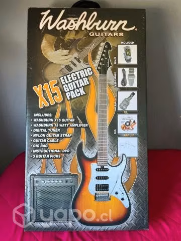 Pack Guitarra eléctrica Washburn X15