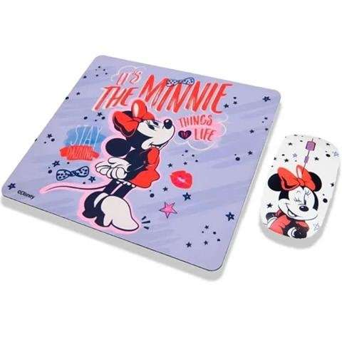 Kit mouse inalambrico y pad mouse minnie - Imagen 2