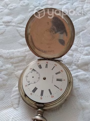 Reloj antiguo de plata,sirve para colección