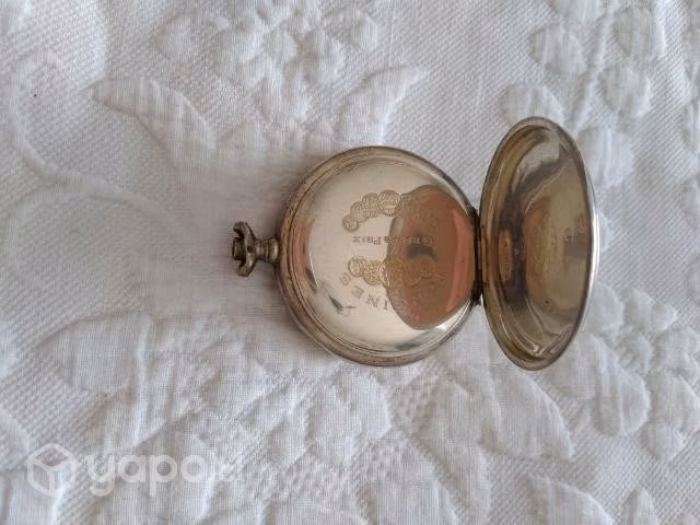 Reloj antiguo de plata,sirve para colección