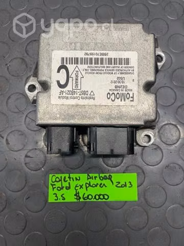 Cajetin airbag Ford Explorer 2013 3.5