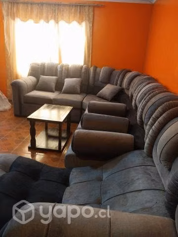 Juego de living muy amplio de 7 personas