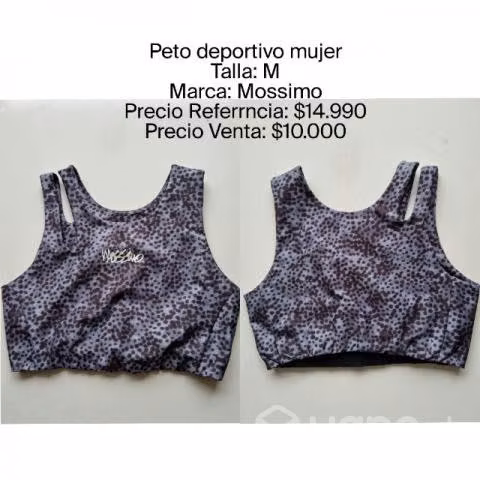 Peto deportivo mujer MOSSIMO