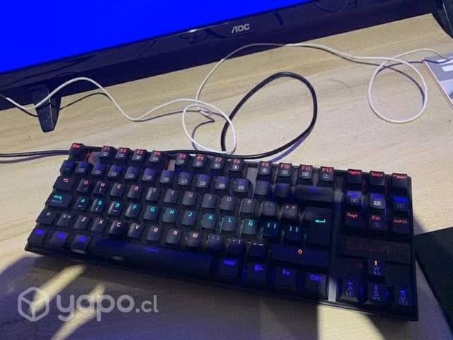 Teclado kumara k552 y mouse razer death adder