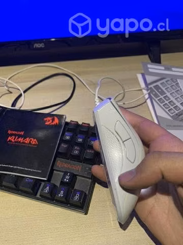 Teclado kumara k552 y mouse razer death adder