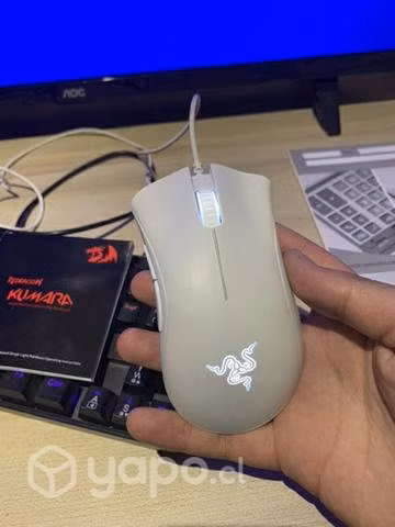 Teclado kumara k552 y mouse razer death adder