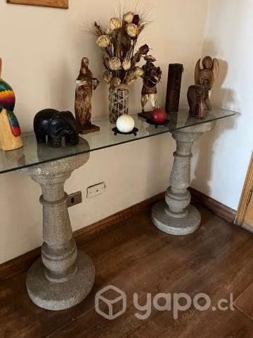 Mesa de Arrimo con base de piedras - Imagen 3