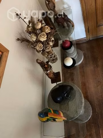 Mesa de Arrimo con base de piedras - Imagen 4