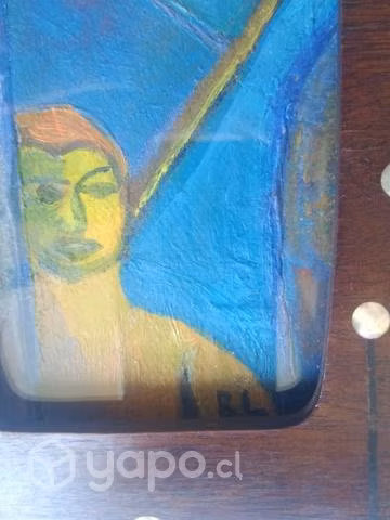 B lira oleo en marco antiguo