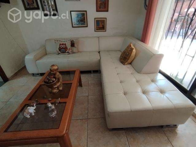 Sillón en L de cuero - Imagen 3