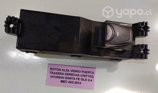 Boton Alza Vidrio Pta tras der (HSF182) Santa Fe
