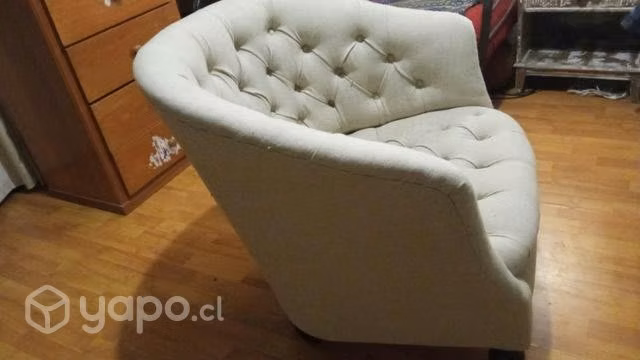 Sillón Chesterfield Capitone Antigüo - Imagen 4