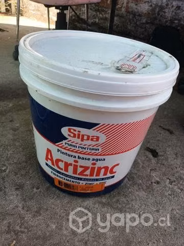Tineta pintura acrizinc 15.14L sellada