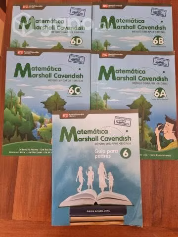 Textos de 6° Matemáticas Marshall Cavendish