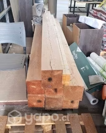 Vigas Madera Pino Cepillado (nuevas)
