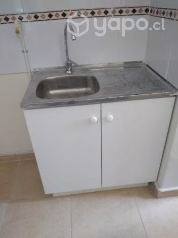 Mueble lavaplato con monomando