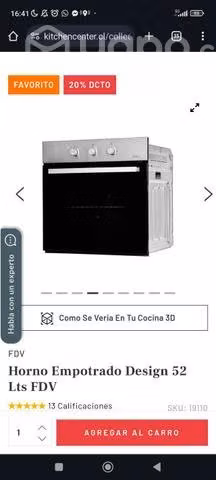 Horno y encimera