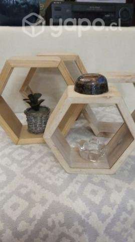 Hexágonos de madera Decorativos - Imagen 3