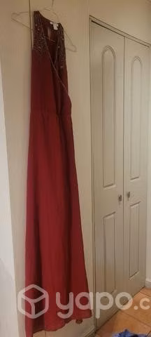 Vestido largo con toques de mostacillas - Imagen 2