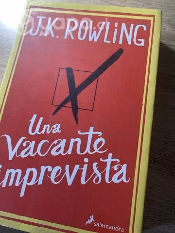 Libro Una Vacante Imprevista JK Rowling