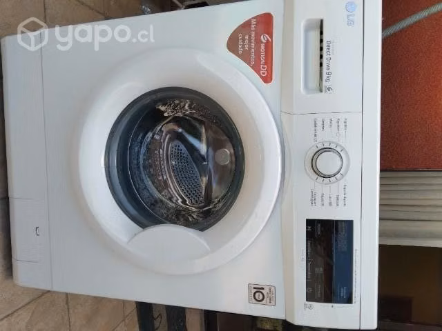 Lavadora LG frontal 9 kilos direct drive