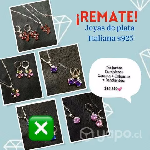 Joyas de plata italiana s925