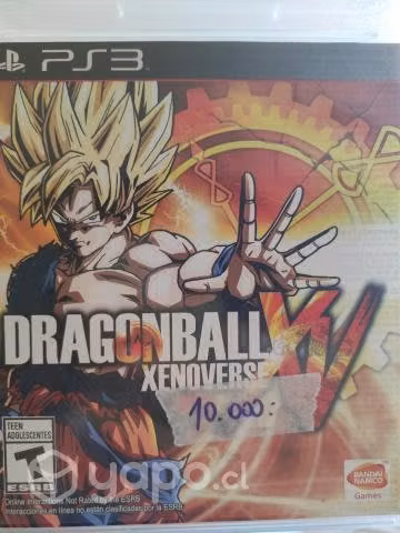 Juego ps3. dragonball xenoverse xv