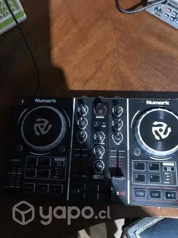 Controlador DJ party mix con luces