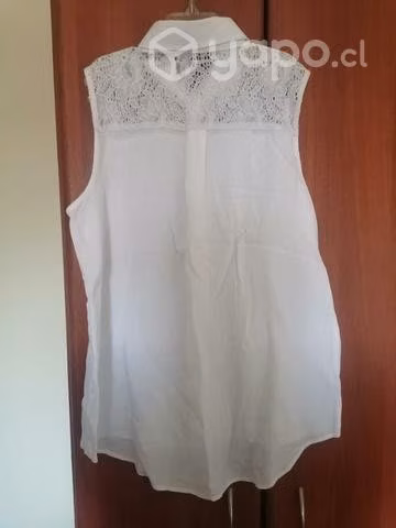 Camisa sin mangas con bordado - Imagen 2