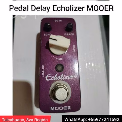 Pedal MOOER Delay Echolizer, poco uso.