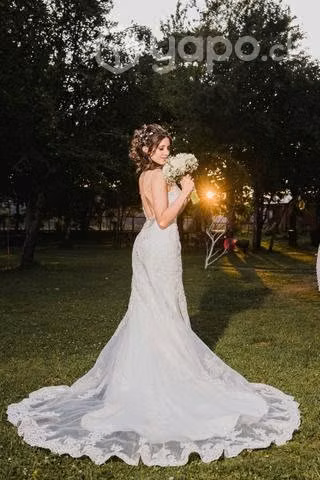 Hermoso vestido de novia