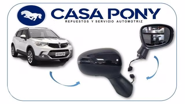 Espejo retrovisor original brilliance v3