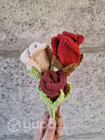 Flores a crochet  a pedido