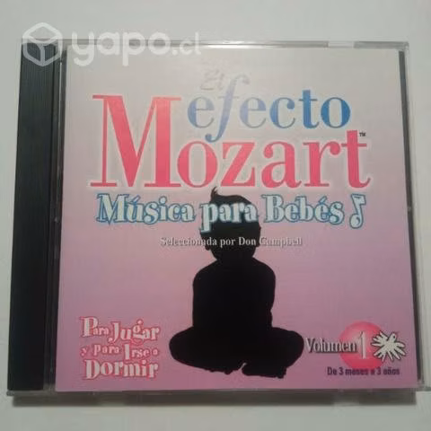 CD Efecto Mozart música para bebés