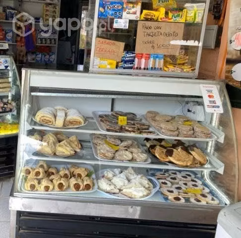 Vitrina refrigerada vidrio curvo
