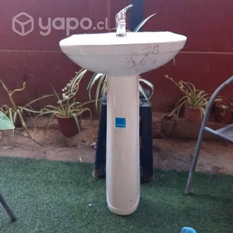 Lavamano con pedestal