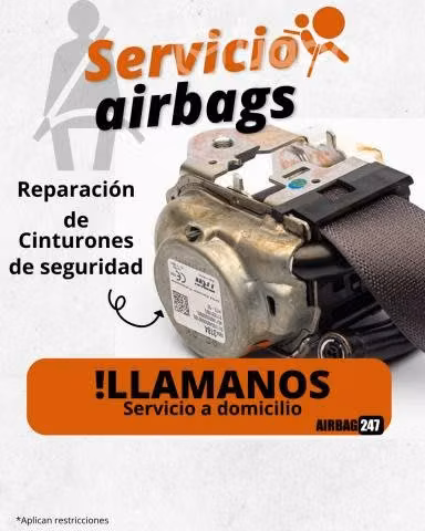 Reparacion de cinturones de seguridad por choque