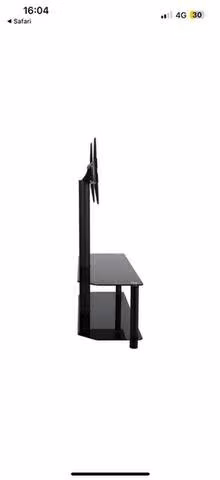 Rack negro para TV/ mueble - Imagen 2