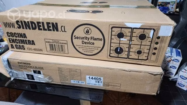 Encimera a gas nueva Sindelen CEG-4650IN